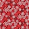 Fabric Editions Red Snowflakes Cotton Fabric